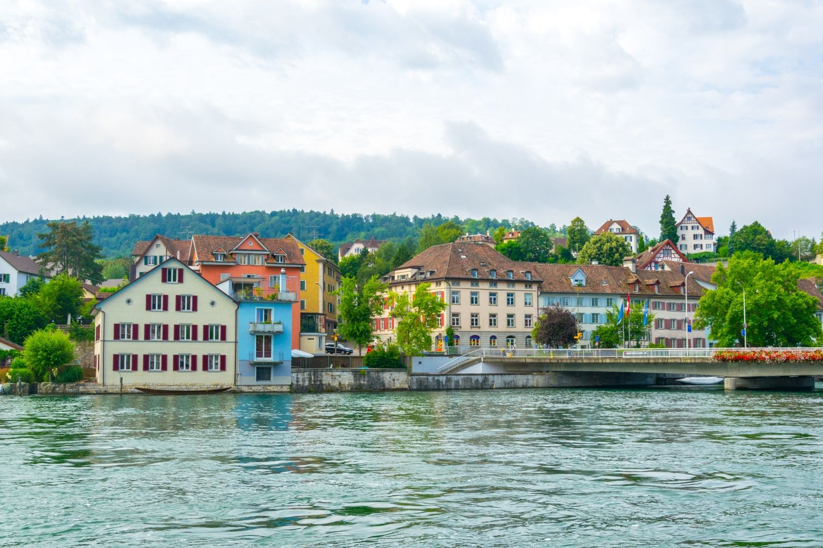 Schaffhausen Altstadt mit Munot