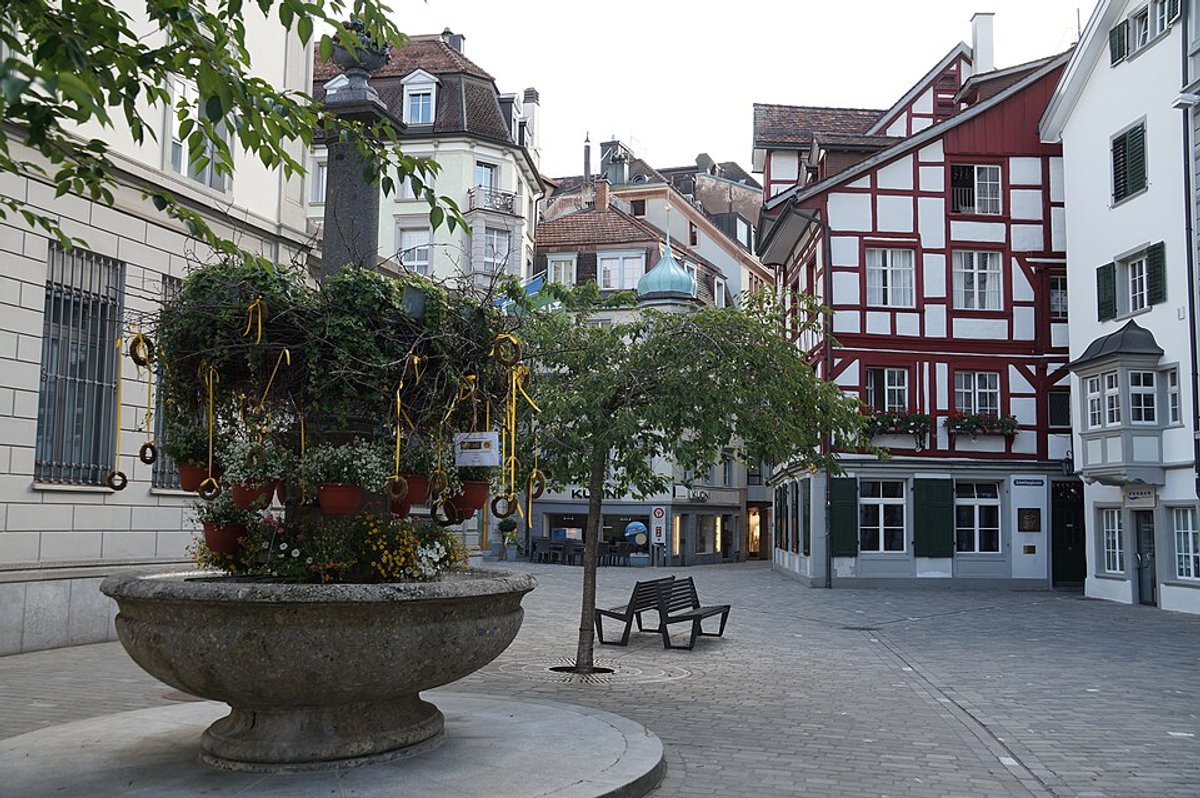 St. Gallen Altstadt und Marktplatz