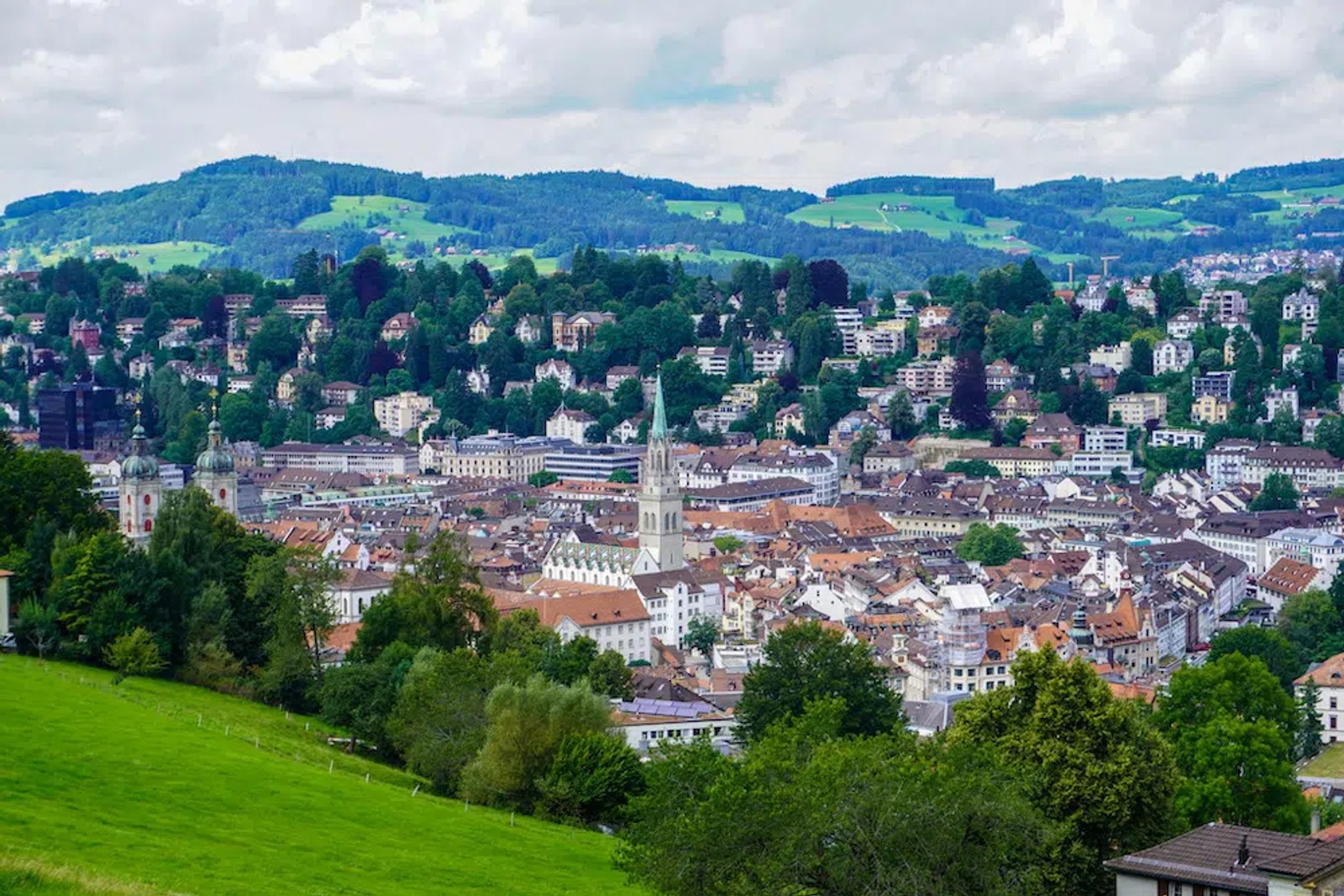 St. Gallen Altstadt mit Stiftskirche