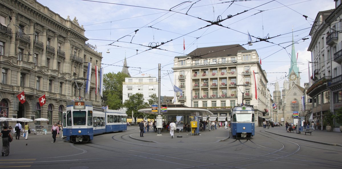 Zürich Tram Stadtleben